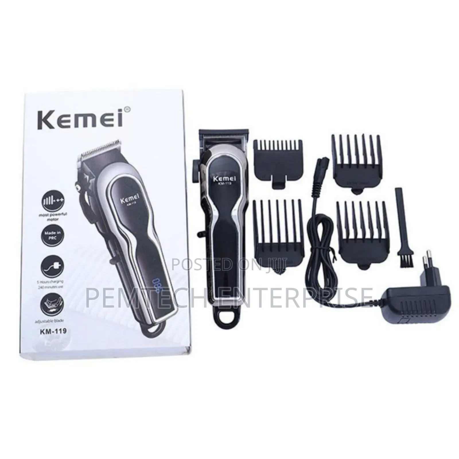 Kemei Km-119 Cordless Hair Clipper