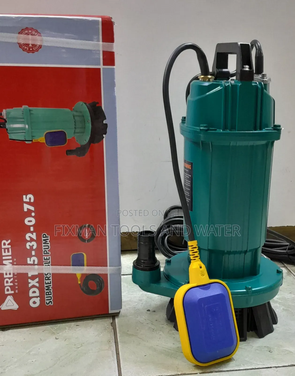 Premier Deep Well Water Pump 1hp 32m 100feet Deep
