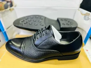 Executive Men Oxford Leather Shoes With Laces
