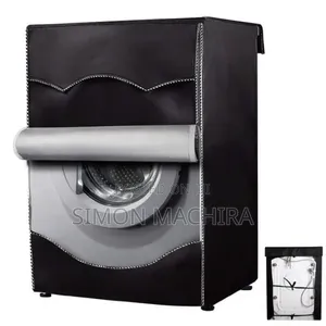 Black Washing Machine Cover