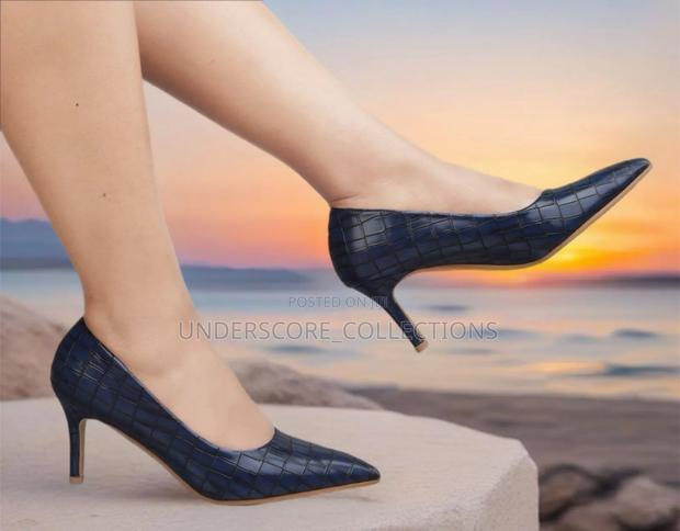 Executive Ladies Official Black High Heels - thumbnail 4