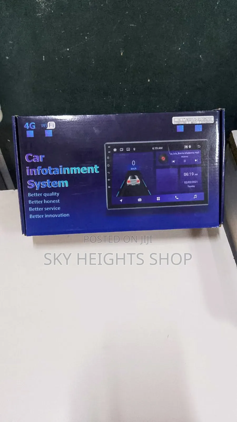 New Car Android Radio 10" Touchscreen With GPS Playstore App