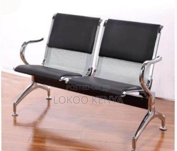 Office Bench: 2- Seater Reception Padded Office Bench - thumbnail 4