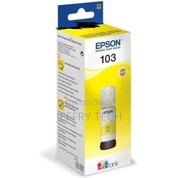 Epson C13t00s44a Bottle Ecotank 103 Yellow Ink (65 Ml) - main view