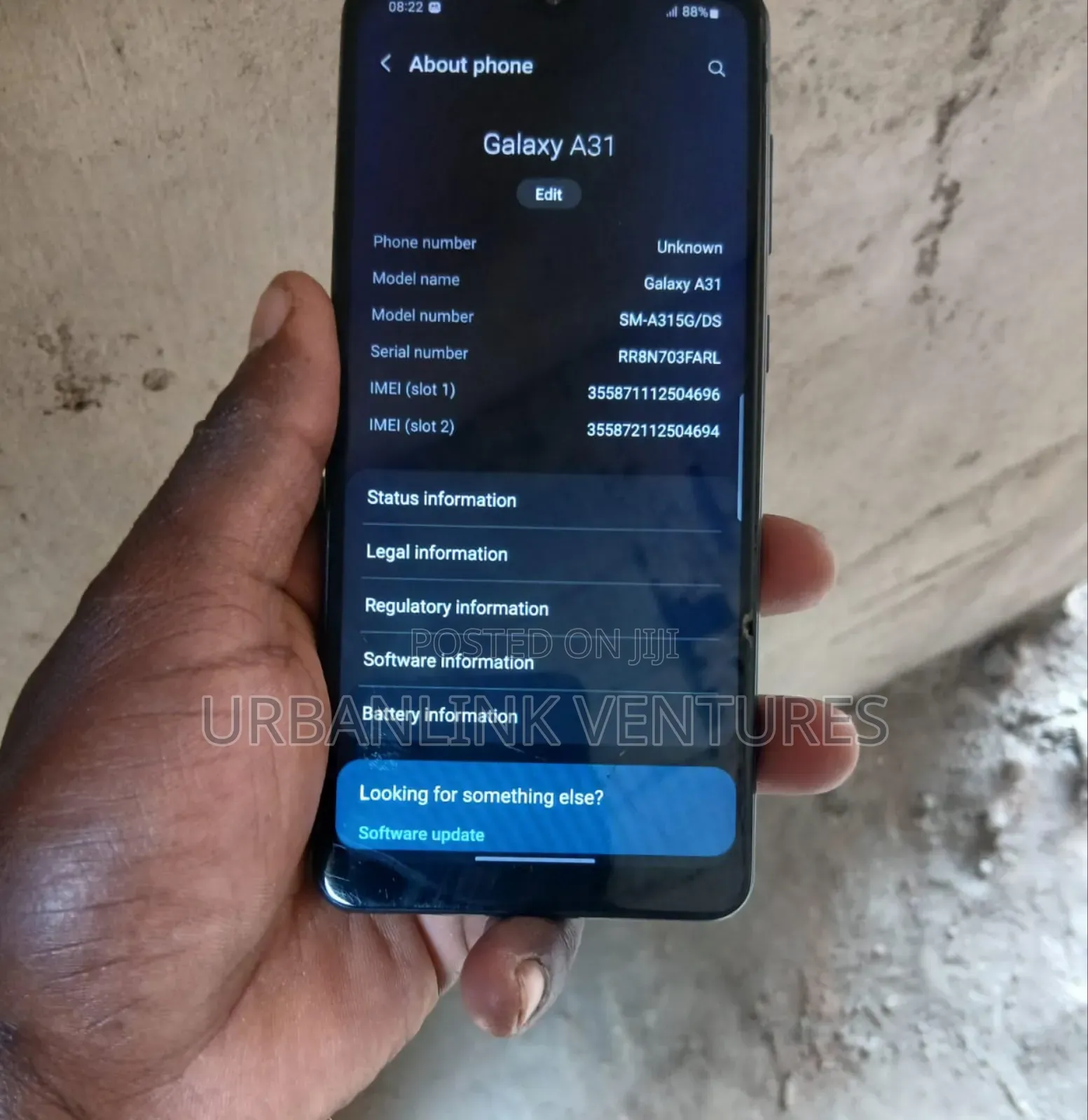 Samsung Galaxy A31 64 GB Black