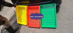 Yellow Red Green Plastic Crates(Small)
