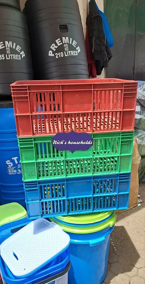Assorted Polystack Plastic Crates Available