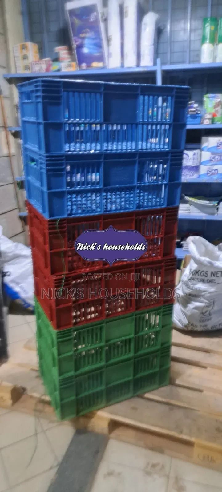 Organizing Plastic Crates