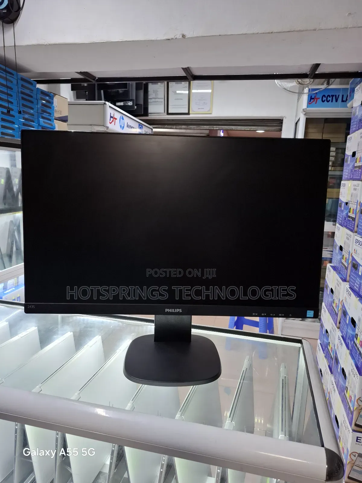 Boxed Frameless Monitor