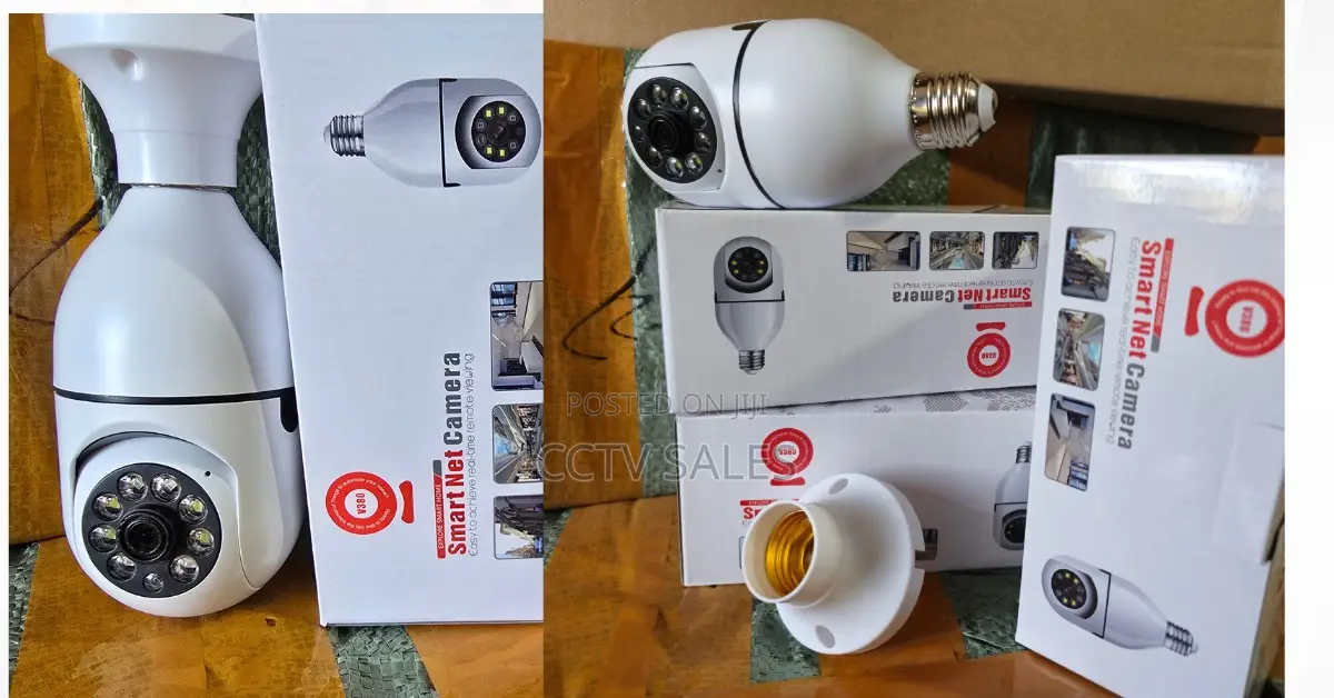 Single Lens Bulb Camera CCTV 1080p Wifi Bulb Camera