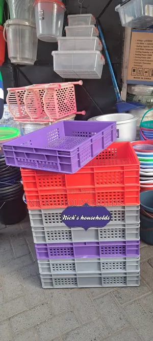 0.5 Plastic Crates for Baking