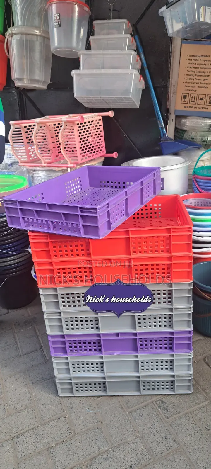0.5 Plastic Crates for Baking