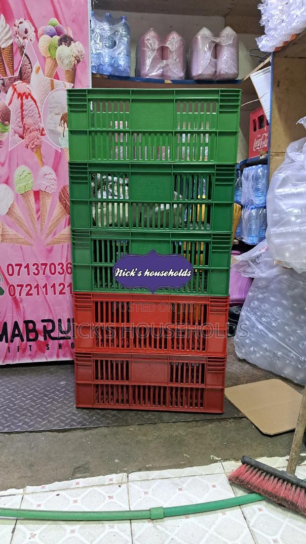 Commercial Polystack Plastic Crates - main view