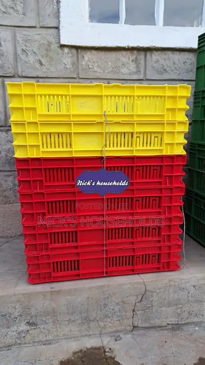 Kenyans Groceries Plastic Crates