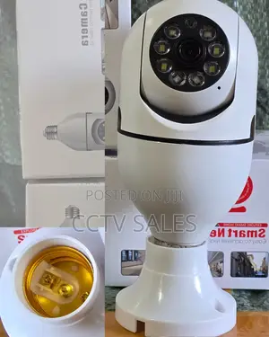 PTZ Bulb V380app Rotating Nanny Camera