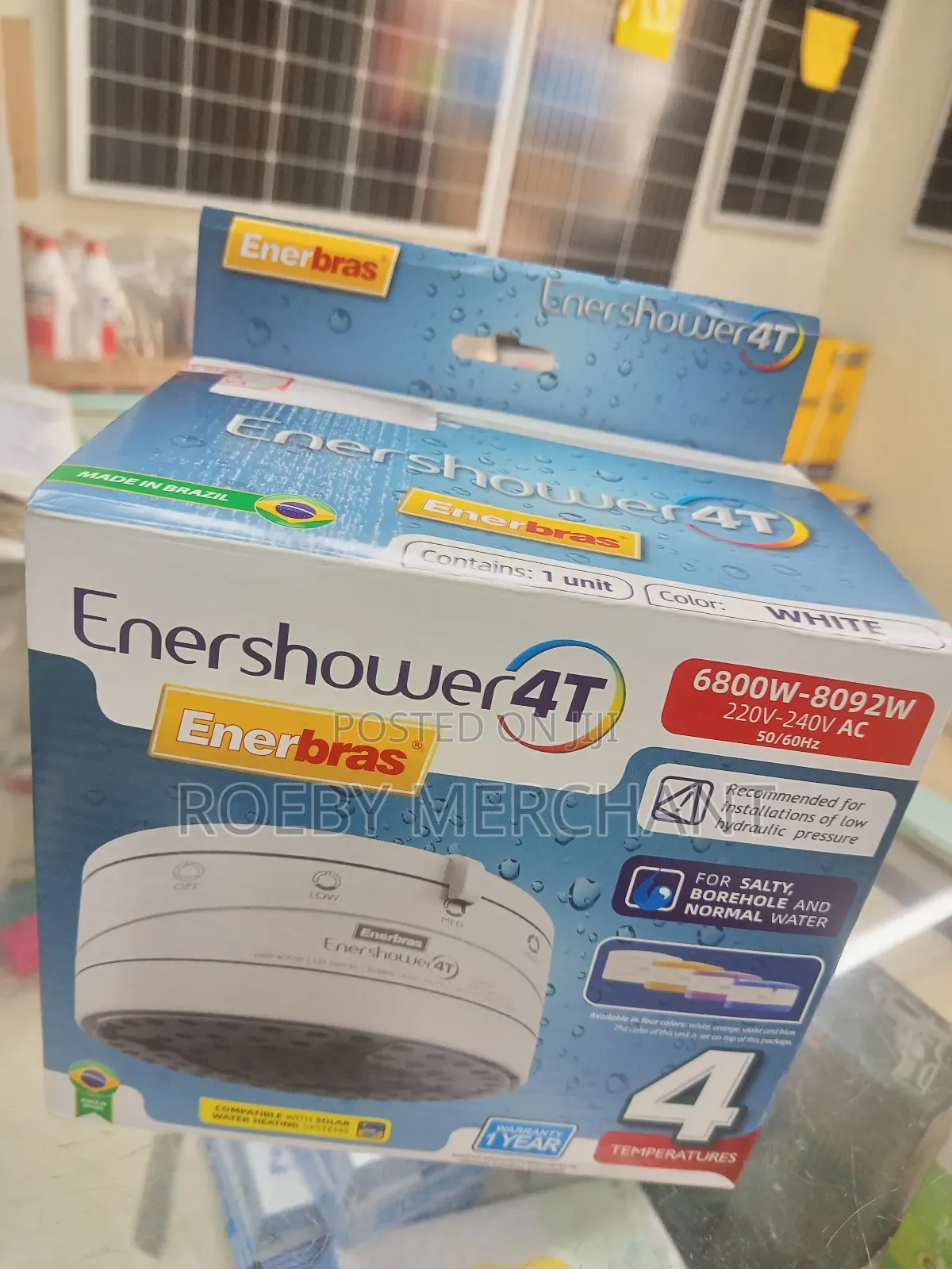 Instant Shower Enershower/Enerbras