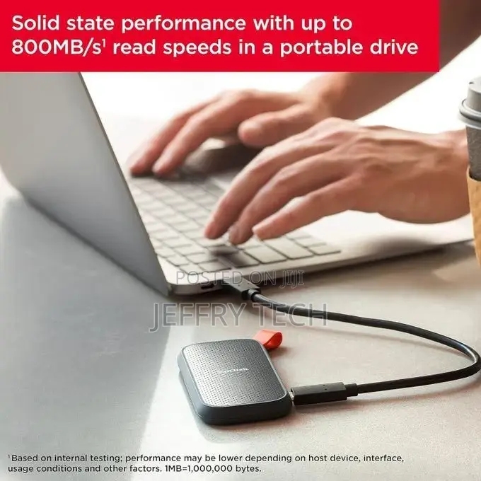 Sandisk E30 Portable External SSD 2tb - Sdssde30-2t00-G26