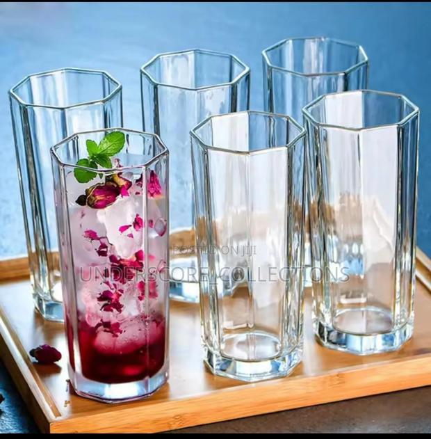 6 Set Water Glasses - main view