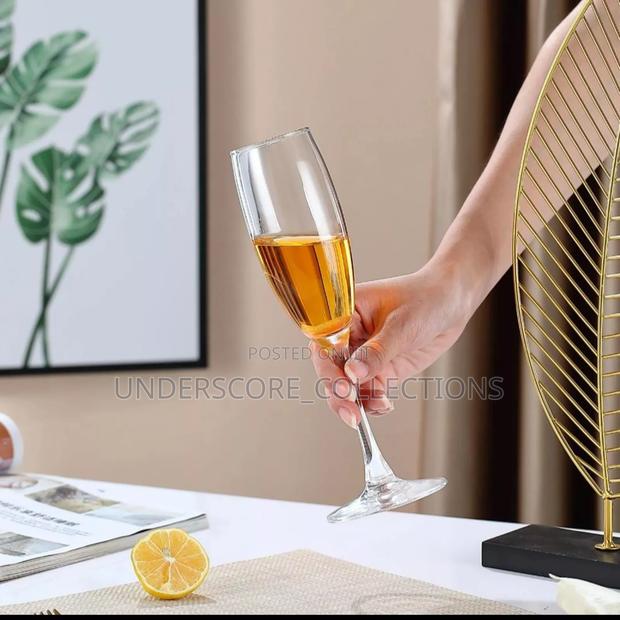 Long Champagne Glass Set