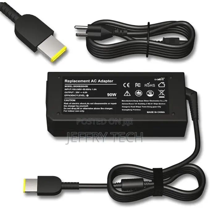 Ac Adapter 90w 20v 4.5a Laptop Charger for Lenovo Thinkpad X