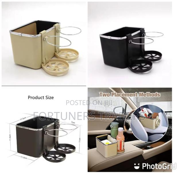 *Car Arm Rest Organizer ( Box, Phone Slot, 2 Bottle Holder)