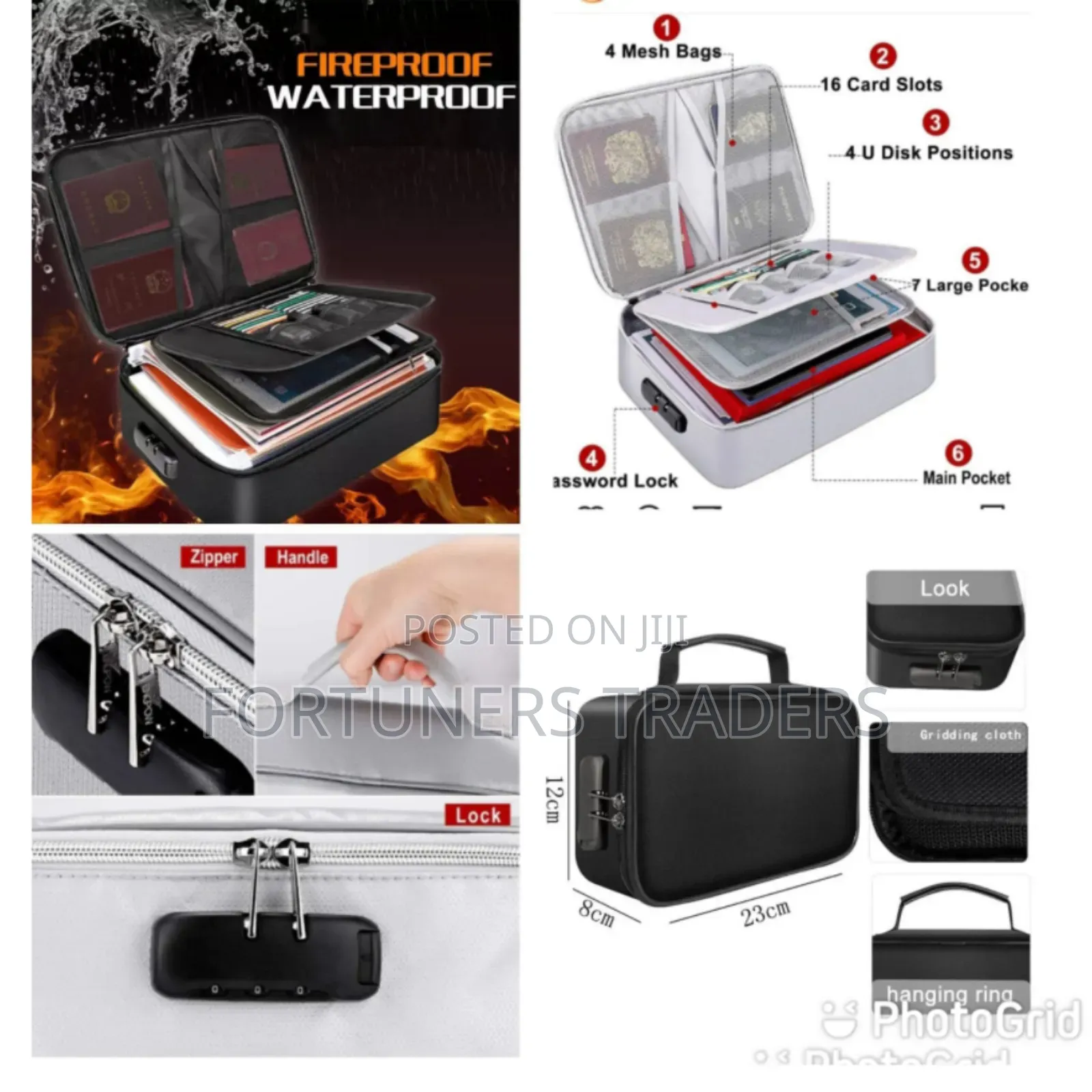 Fireproof/Water Resistant Documents Organizer