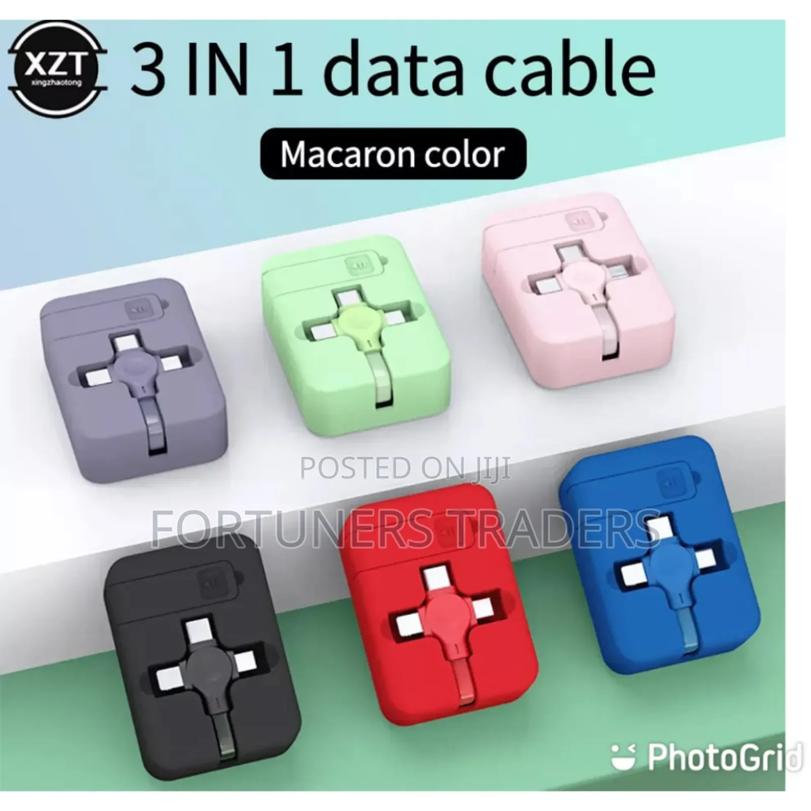 3 in 1 Portable Retractable Charger
