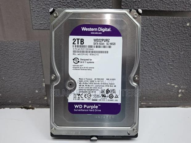 Wd Purple Surveillance Hard Drive – 2 Tb For Cctv