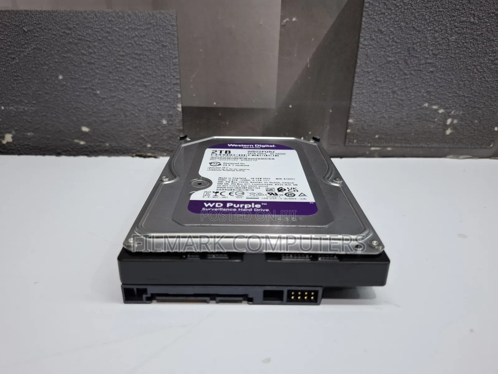 Wd Purple Surveillance Hard Drive – 2 Tb for CCTV