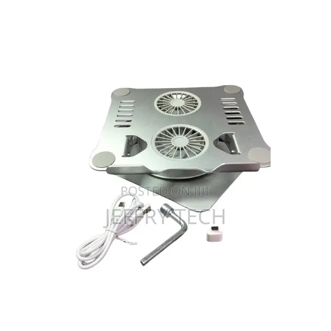 Rotating Laptop Stand V4.1 With Dual Cooling Fan