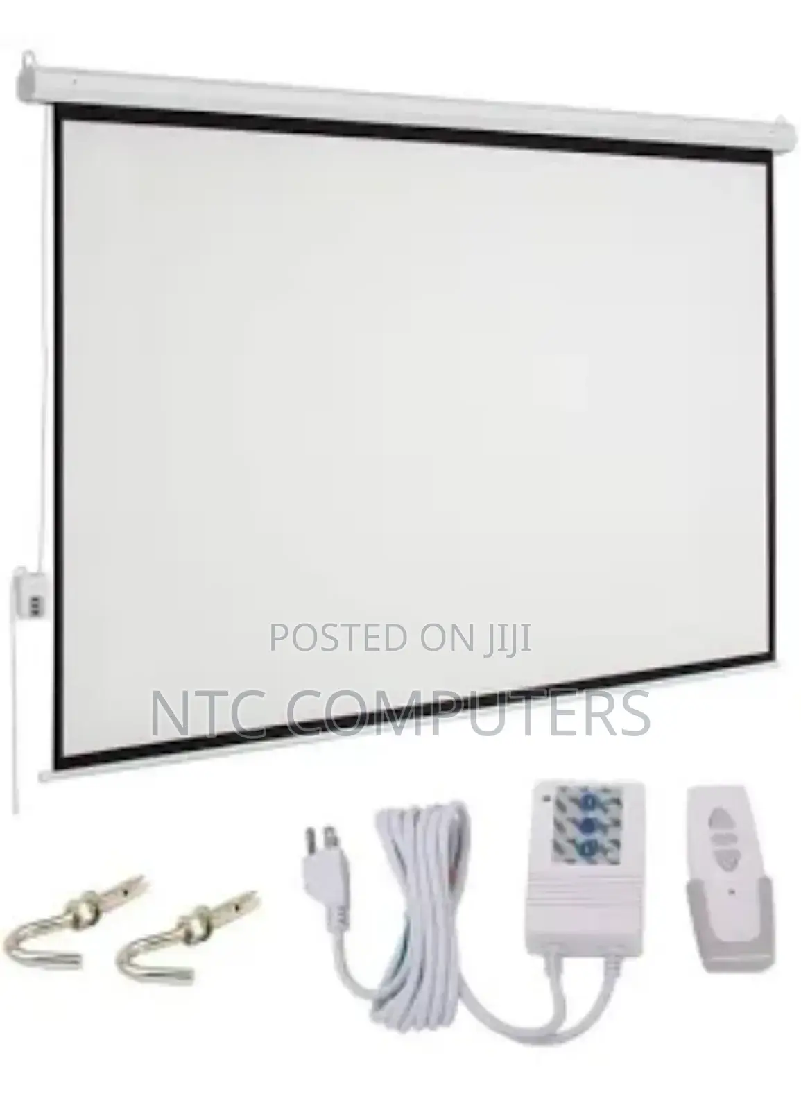 Auto Electric Projector Screen 243 X 243 Cm (96 by 96 Inche