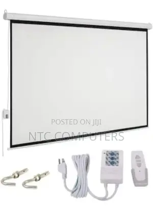 Auto Electric Projector Screen 243 X 243 Cm (96 by 96 Inche