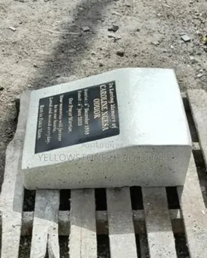 Terrazzo Memorial Grave Tombstone
