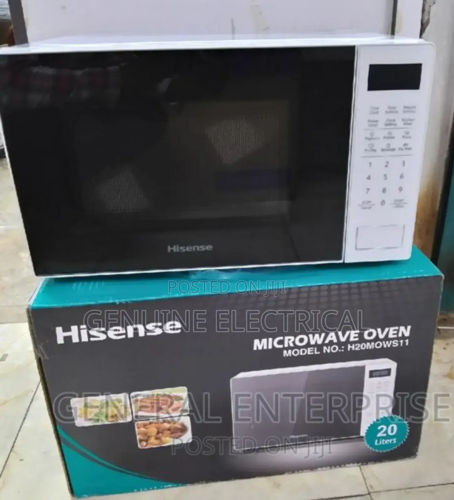 Hisense White 20litres Microwave