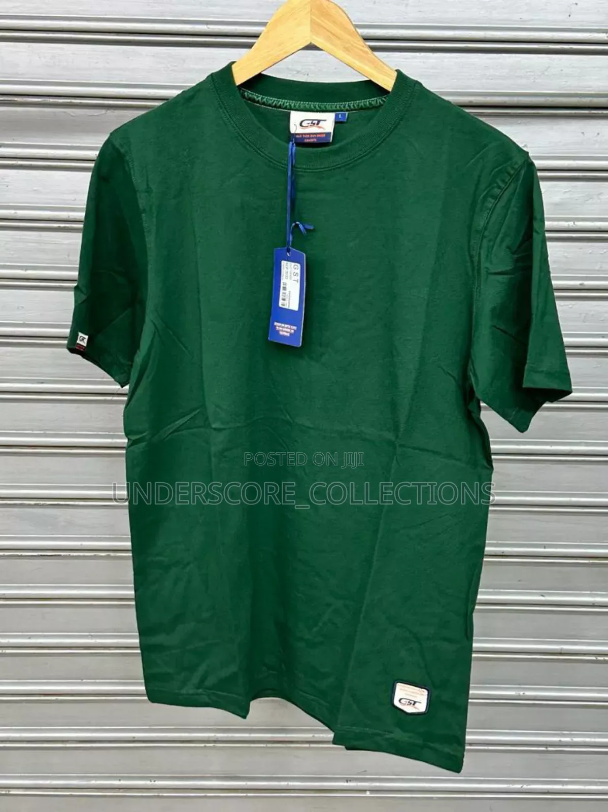 Green Short Sleeved Men's T-Shirts