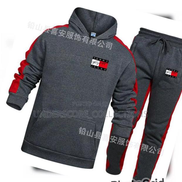 Gray Tommy Hilfiger Men's Track Suits