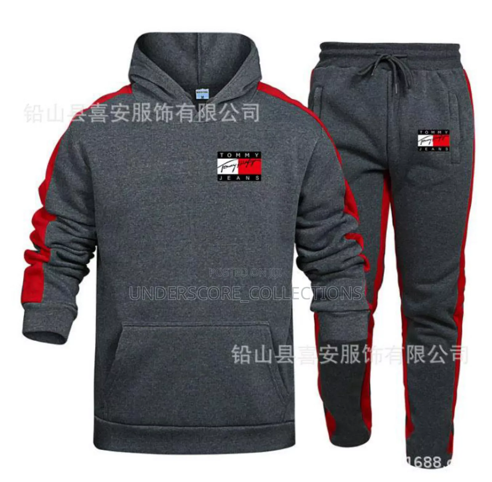 Gray Tommy Hilfiger Men's Track Suits