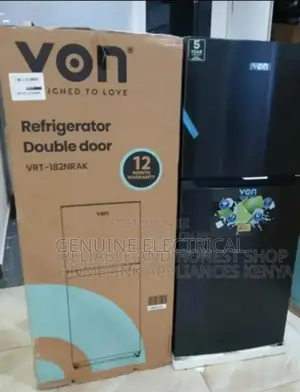 Von 181litres Double Door Fridge