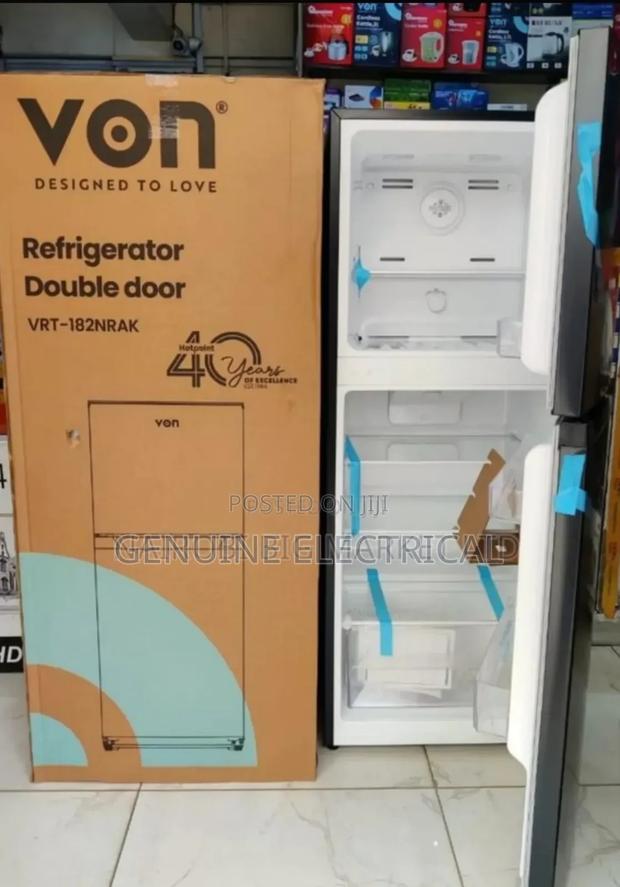 Brand New Von 181litres Double Door
