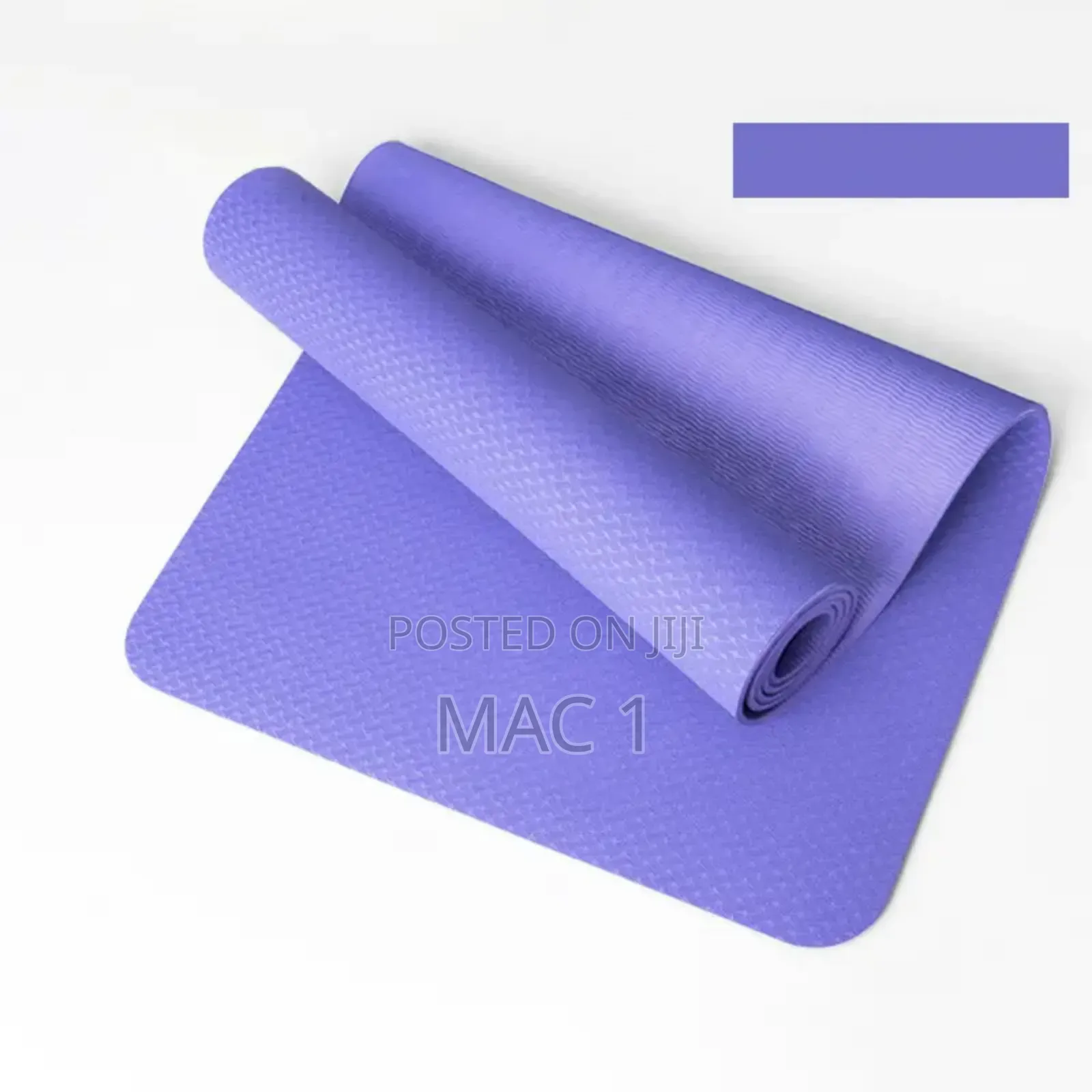 Portable Yoga Exercise Gym Mats Rubber Double Sided