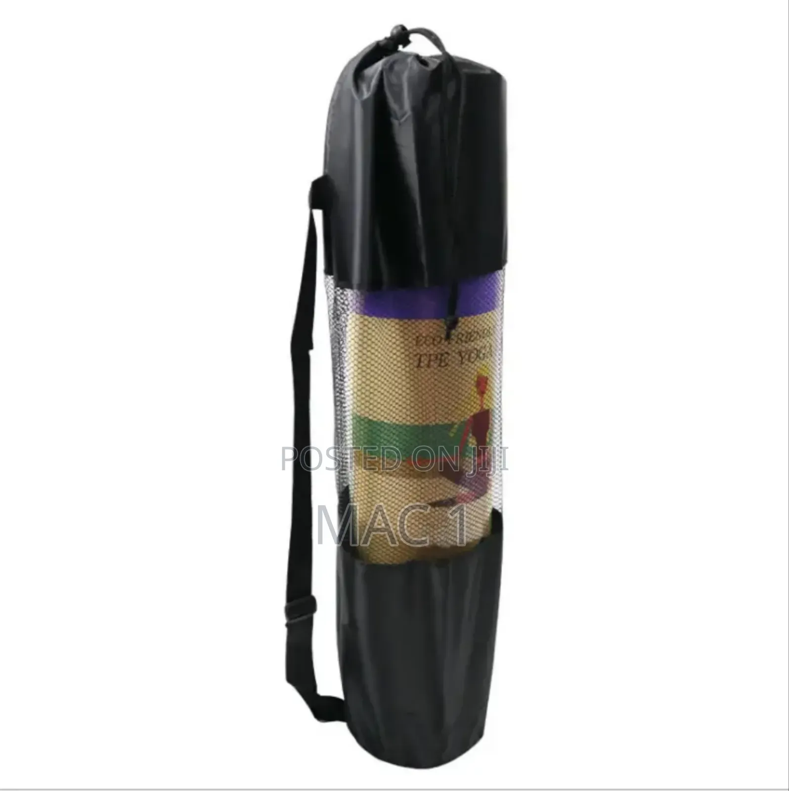 Portable Yoga Exercise Gym Mats Rubber Double Sided