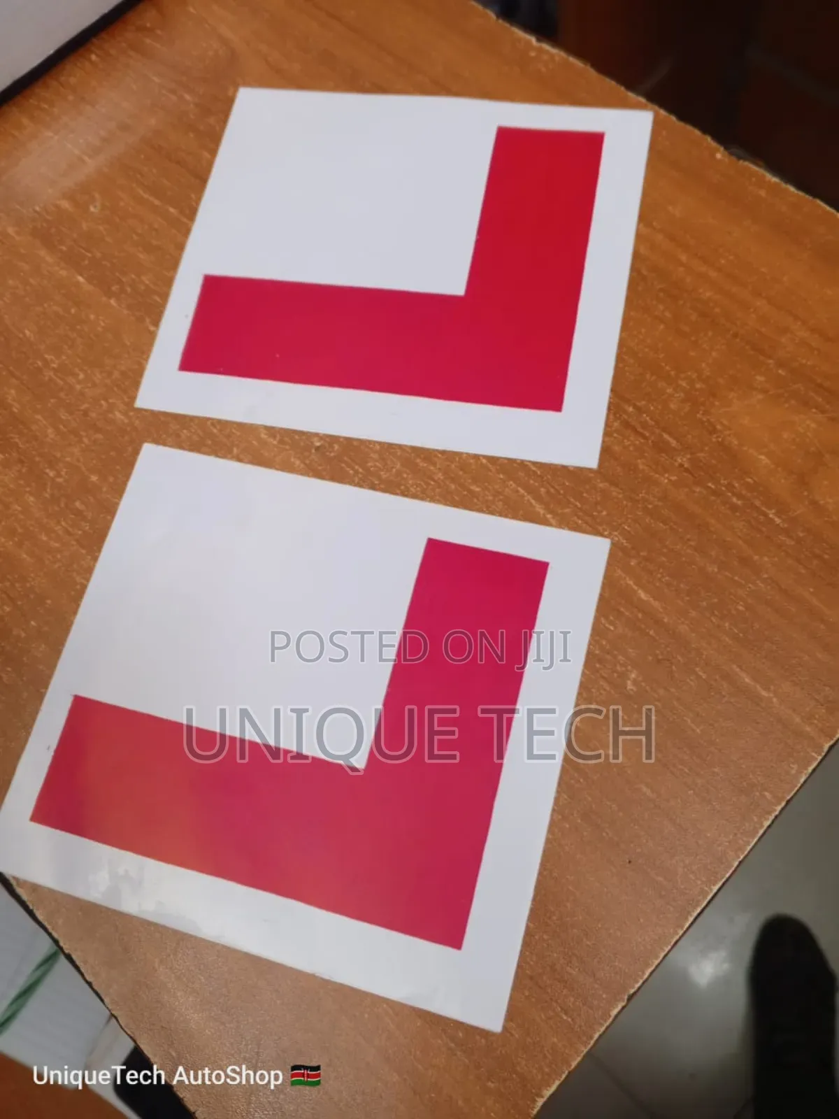 Bold Reflective Learner Driver Stickers 2 PCS
