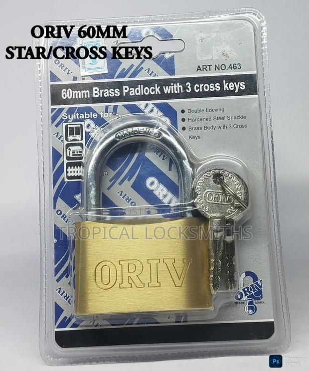 Oriv Padlock (60mm 3 Cross Keys) Art 463