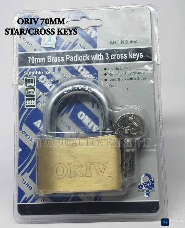 Oriv Padlock (70mm 3 Cross Keys) Art 464