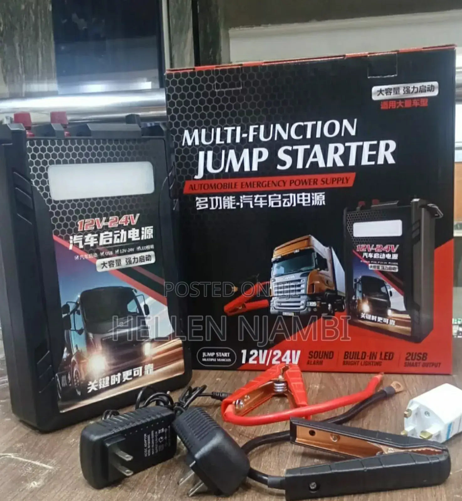 Heavy Duty Jumpstarter 12v-24v