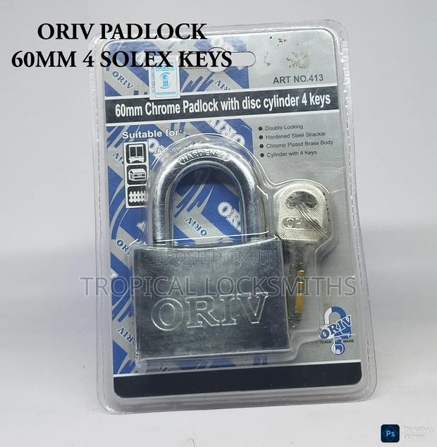 Oriv Padlock (60mm 4 Solex Keys) Art 413