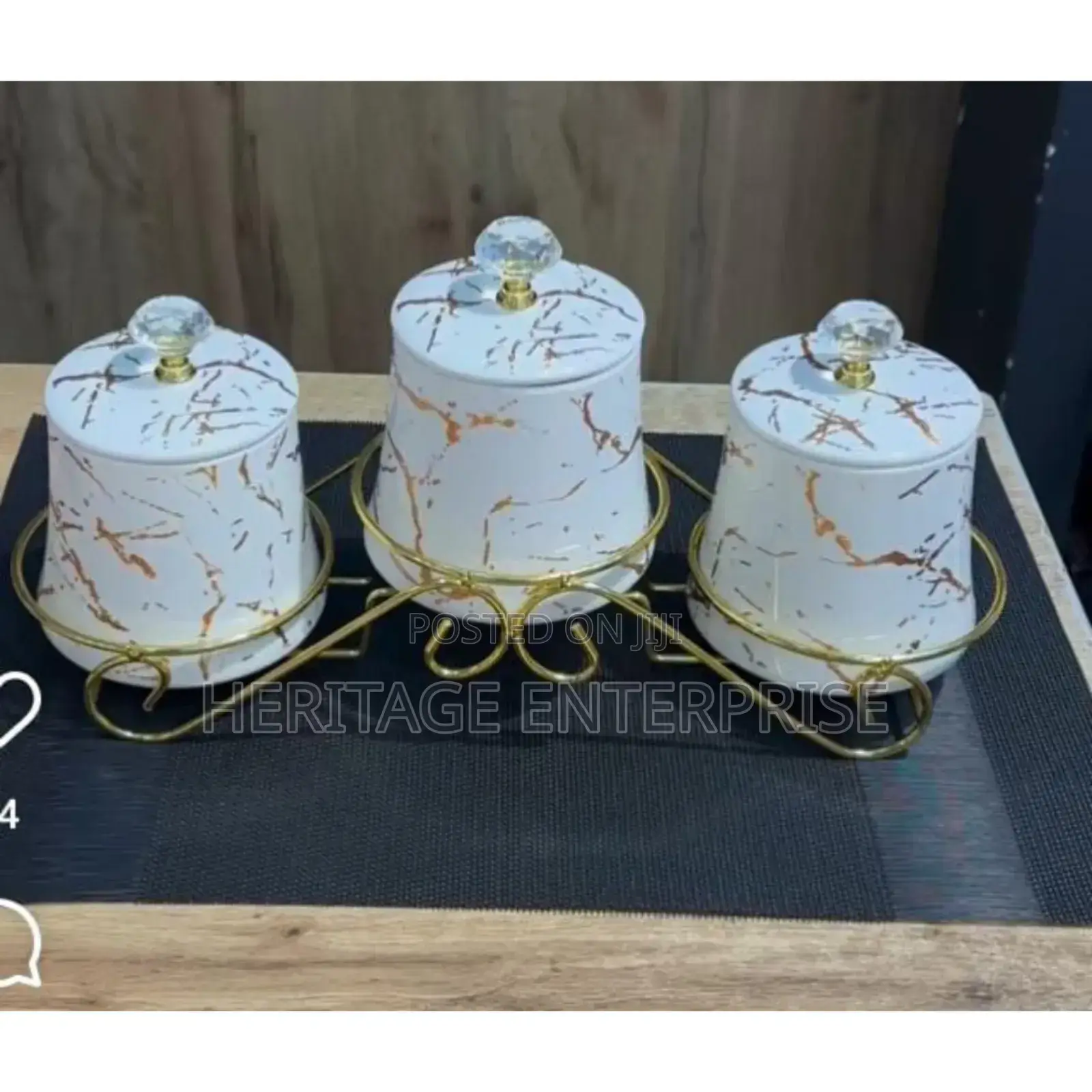 Sugar Dish, Tea, Coffee Canister