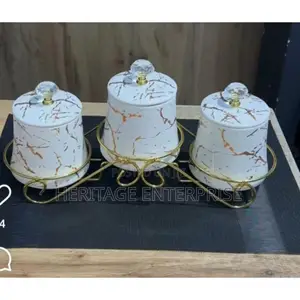 Sugar Dish, Tea, Coffee Canister