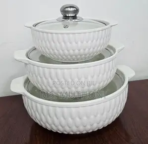 New and Unique Patterns 3 Ceramic Serving Dishes Set