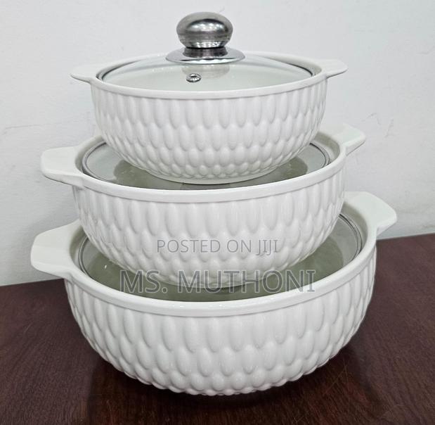 New and Unique Patterns 3 Ceramic Serving Dishes Set - thumbnail 6